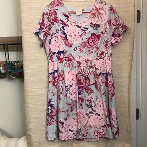 Adorable Floral Short Sleeve Dress FINAL PRICE